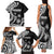 Hawaii Ohana Means Family Family Matching Tank Maxi Dress and Hawaiian Shirt Sea Turtle Polynesian Style