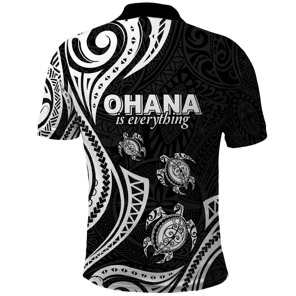 Hawaii Ohana Means Family Polo Shirt Sea Turtle Polynesian Style LT05 - Polynesian Pride
