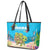 Ohana Hawaii Leather Tote Bag Kawaii Family Turtle