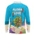 Ohana Hawaii Long Sleeve Polo Shirt Kawaii Family Turtle