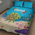 Ohana Hawaii Quilt Bed Set Kawaii Family Turtle