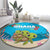 Ohana Hawaii Round Carpet Kawaii Family Turtle