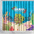 Ohana Hawaii Shower Curtain Kawaii Family Turtle