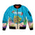 Ohana Hawaii Sleeve Zip Bomber Jacket Kawaii Family Turtle