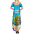 Ohana Hawaii Summer Maxi Dress Kawaii Family Turtle