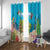 Ohana Hawaii Window Curtain Kawaii Family Turtle