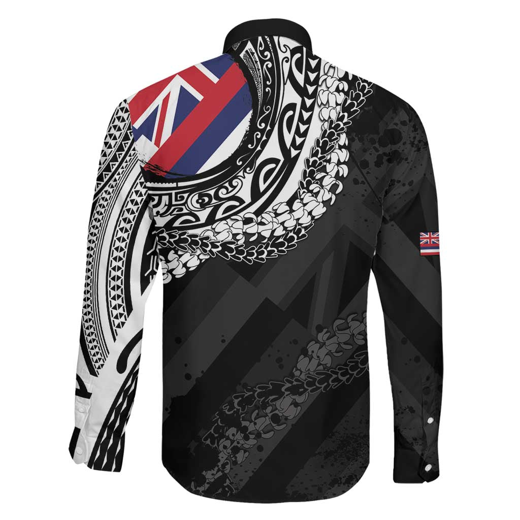 Hawaii King Flag Family Matching Short Sleeve Bodycon Dress and Hawaiian Shirt Hawaiian Maile Lei LT05 - Polynesian Pride