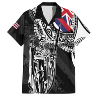 Hawaii King Flag Hawaiian Shirt Hawaiian Maile Lei - Polynesian Pride