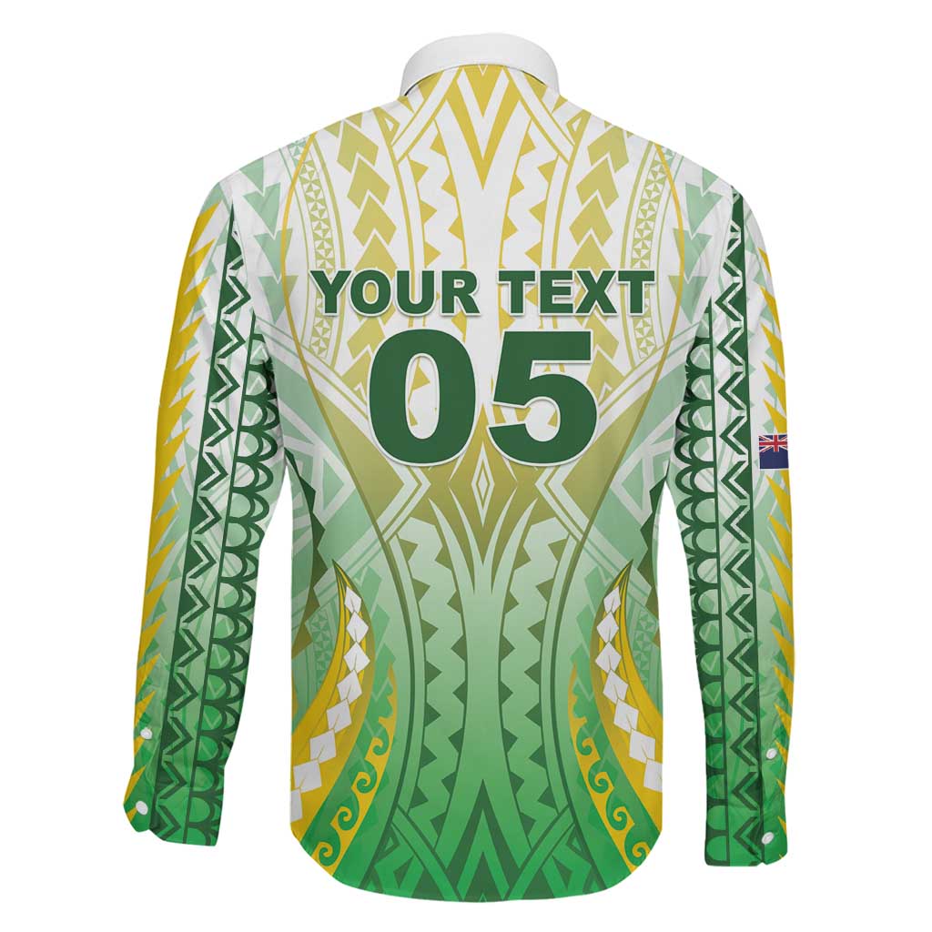 Custom Cook Islands Rugby Family Matching Mermaid Dress and Hawaiian Shirt Unique Style White Version - Polynesian Pride