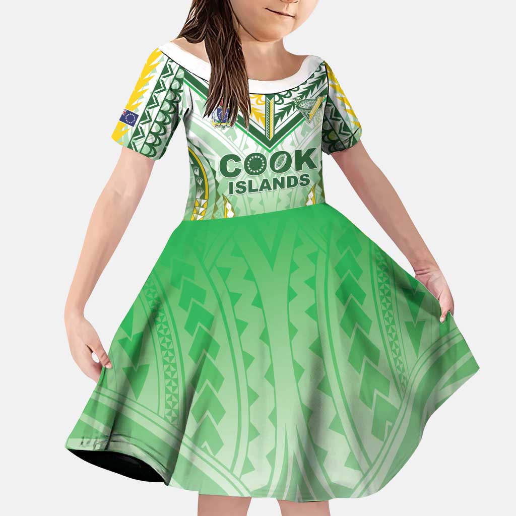 Custom Cook Islands Rugby Family Matching Puletasi and Hawaiian Shirt Unique Style White Version - Polynesian Pride