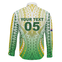 Custom Cook Islands Rugby Family Matching Puletasi and Hawaiian Shirt Unique Style White Version - Polynesian Pride