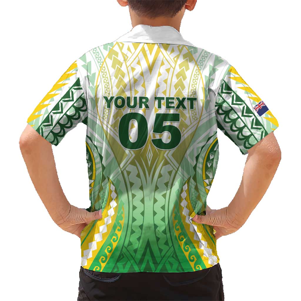 Custom Cook Islands Rugby Hawaiian Shirt Unique Style White Version - Polynesian Pride