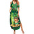 Personalised Hawaii St.Patrick Day Summer Maxi Dress Surfing Leprechaun LT05 Women Green - Polynesian Pride