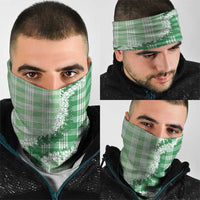 Green Hawaii Palaka Neck Gaiter Hawaiian Honohono Lei