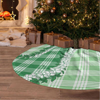 Green Hawaii Palaka Tree Skirt Hawaiian Honohono Lei LT05 - Polynesian Pride