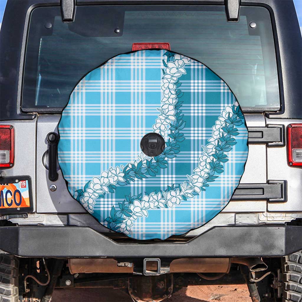 Blue Hawaii Palaka Spare Tire Cover Hawaiian Honohono Lei