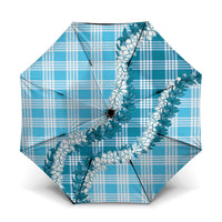 Blue Hawaii Palaka Umbrella Hawaiian Honohono Lei