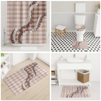 Beige Hawaii Palaka Bathroom Set Hawaiian Honohono Lei