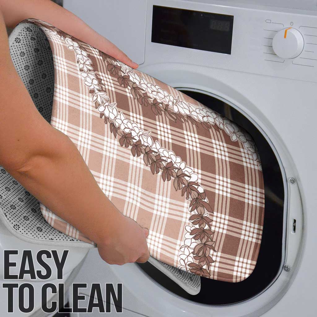 Beige Hawaii Palaka Bathroom Set Hawaiian Honohono Lei