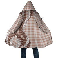 Beige Hawaii Palaka Cloak Hawaiian Honohono Lei