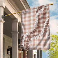 Beige Hawaii Palaka Garden Flag Hawaiian Honohono Lei