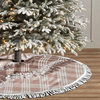Beige Hawaii Palaka Tree Skirt Hawaiian Honohono Lei LT05 - Polynesian Pride