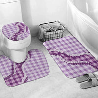 Violet Hawaii Palaka Bathroom Set Hawaiian Honohono Lei