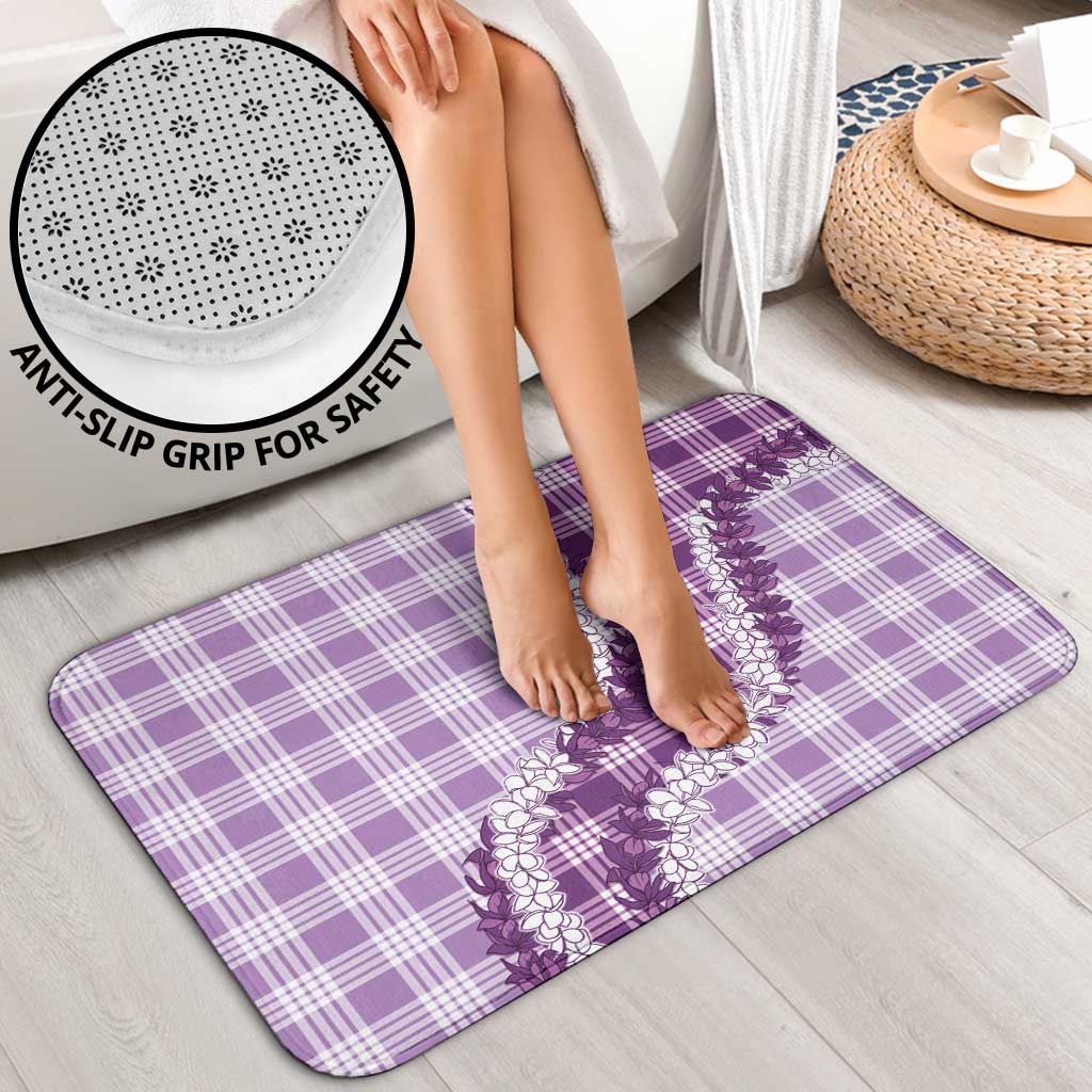 Violet Hawaii Palaka Bathroom Set Hawaiian Honohono Lei