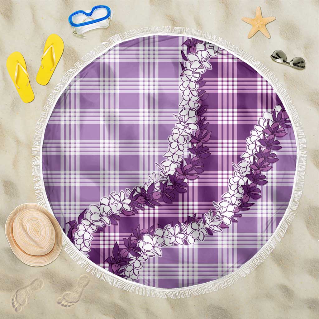 Violet Hawaii Palaka Beach Blanket Hawaiian Honohono Lei