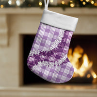Violet Hawaii Palaka Christmas Stocking Hawaiian Honohono Lei LT05 Set of 2 Violet - Polynesian Pride