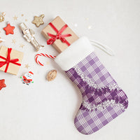 Violet Hawaii Palaka Christmas Stocking Hawaiian Honohono Lei LT05 - Polynesian Pride