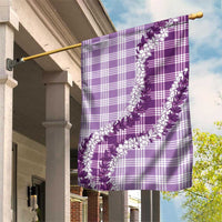 Violet Hawaii Palaka Garden Flag Hawaiian Honohono Lei