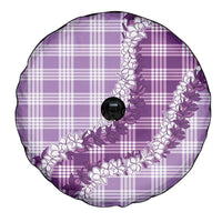 Violet Hawaii Palaka Spare Tire Cover Hawaiian Honohono Lei