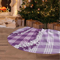 Violet Hawaii Palaka Tree Skirt Hawaiian Honohono Lei LT05 - Polynesian Pride