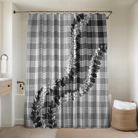 Gray Hawaii Palaka Bathroom Set Hawaiian Honohono Lei