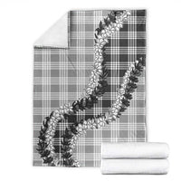 Gray Hawaii Palaka Blanket Hawaiian Honohono Lei