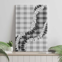 Gray Hawaii Palaka Canvas Wall Art Hawaiian Honohono Lei