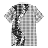 Gray Hawaii Palaka Family Matching Mermaid Dress and Hawaiian Shirt Hawaiian Honohono Lei LT05 - Polynesian Pride