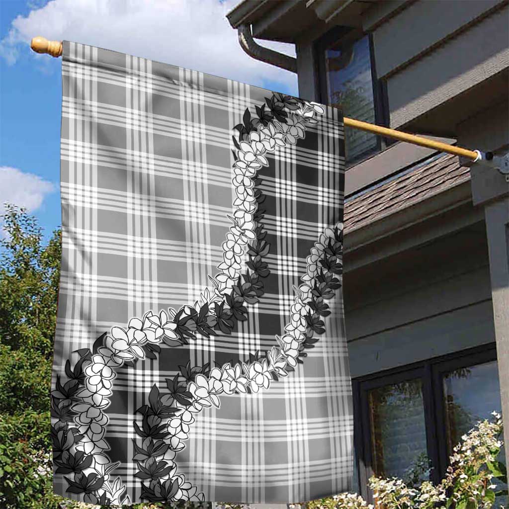 Gray Hawaii Palaka Garden Flag Hawaiian Honohono Lei
