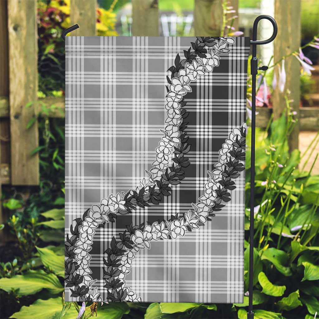 Gray Hawaii Palaka Garden Flag Hawaiian Honohono Lei