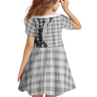 Gray Hawaii Palaka Kid Short Sleeve Dress Hawaiian Honohono Lei