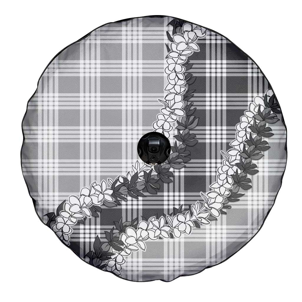 Gray Hawaii Palaka Spare Tire Cover Hawaiian Honohono Lei