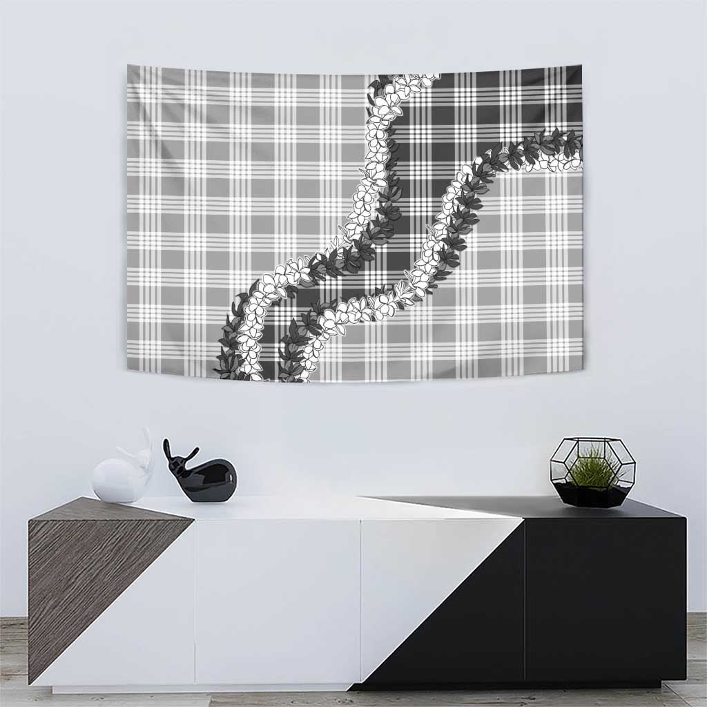 Gray Hawaii Palaka Tapestry Hawaiian Honohono Lei