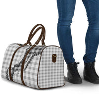 Gray Hawaii Palaka Travel Bag Hawaiian Honohono Lei