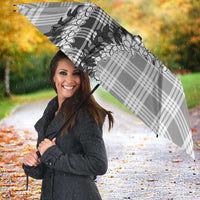 Gray Hawaii Palaka Umbrella Hawaiian Honohono Lei