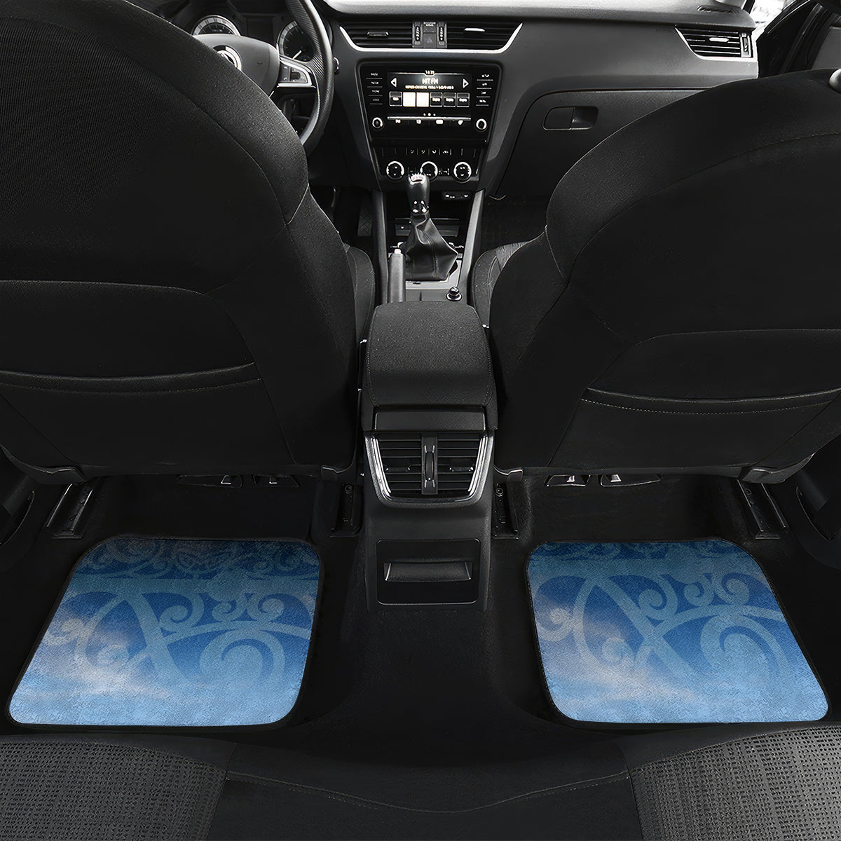 New Zealand Wanaka Air Show Car Mats With Maori Pattern