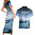 New Zealand Wanaka Air Show Couples Matching Short Sleeve Bodycon Dress and Hawaiian Shirt With Maori Pattern