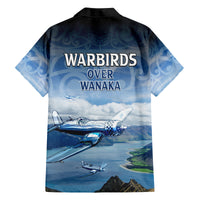 New Zealand Wanaka Air Show Family Matching Off Shoulder Maxi Dress and Hawaiian Shirt With Maori Pattern
