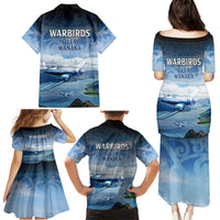 New Zealand Wanaka Air Show Family Matching Puletasi and Hawaiian Shirt With Maori Pattern LT05 - Polynesian Pride