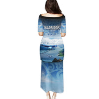 New Zealand Wanaka Air Show Family Matching Puletasi and Hawaiian Shirt With Maori Pattern LT05 - Polynesian Pride